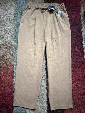 Old Navy Pants Womens Medium Brown Tan Billie High Rise Pull On Pockets Casual